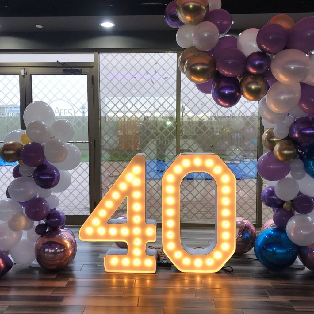 Marquee Numbers Rental