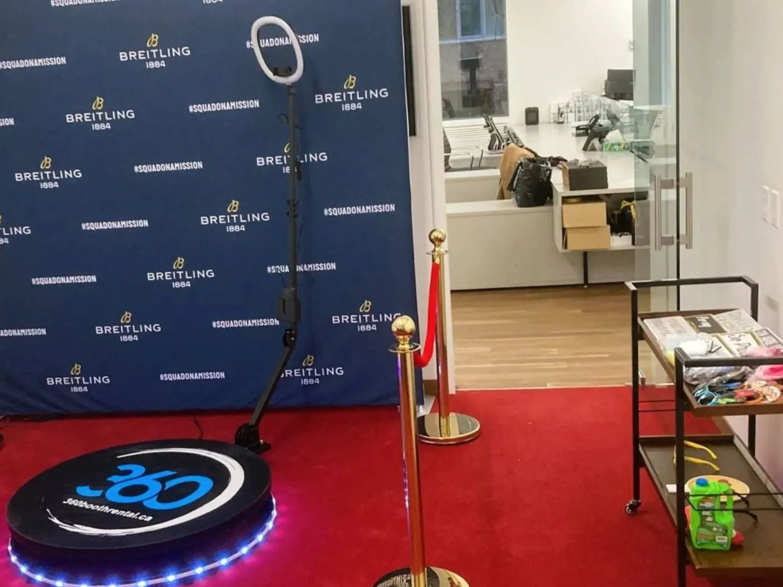 360 Booth for Rent Markham