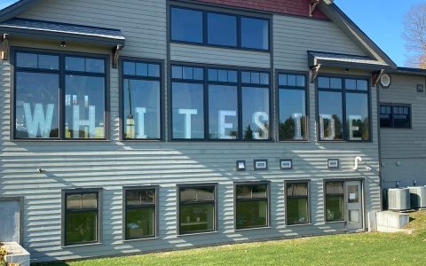 Orillia marquee letters that spell out Whiteside