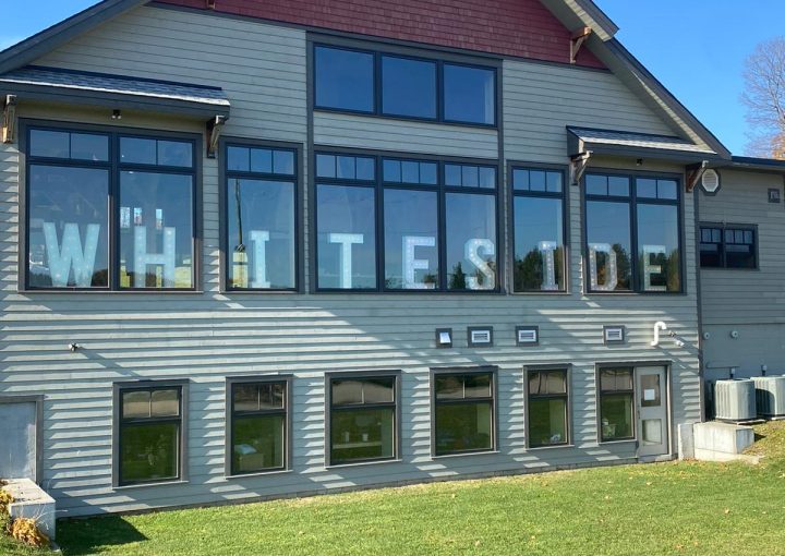 Orillia marquee letters that spell out Whiteside